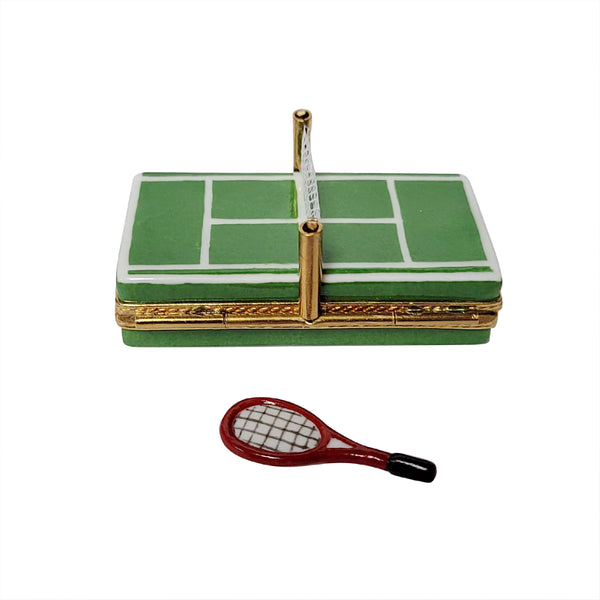 Load image into Gallery viewer, Rochard "Tennis Court with Removable Racquet" Limoges Box