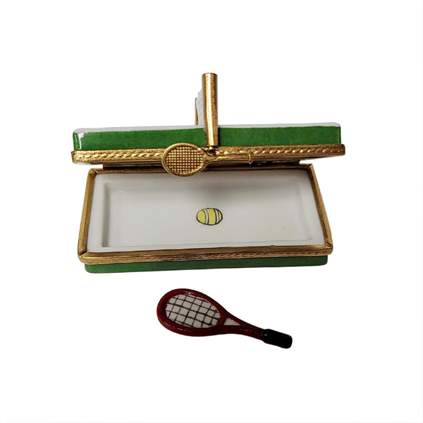 Load image into Gallery viewer, Rochard "Tennis Court with Removable Racquet" Limoges Box