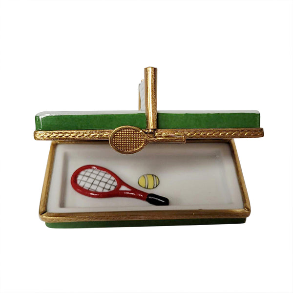 Load image into Gallery viewer, Rochard "Tennis Court with Removable Racquet" Limoges Box