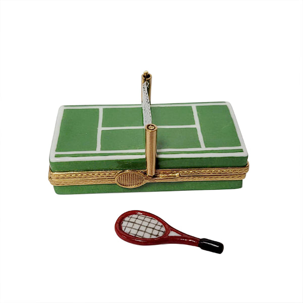 Load image into Gallery viewer, Rochard "Tennis Court with Removable Racquet" Limoges Box