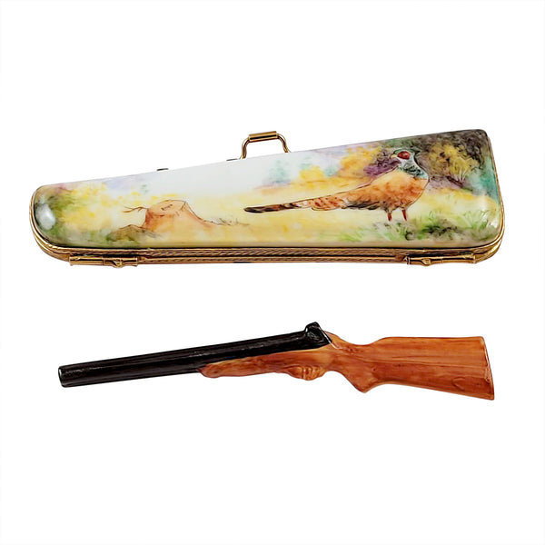 Load image into Gallery viewer, Rochard "Hunting Case with Pheasant" Limoges Box