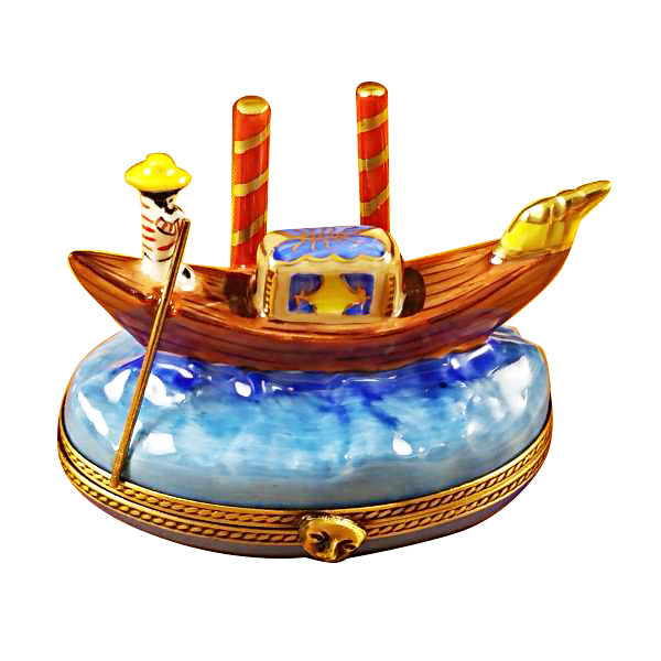 Load image into Gallery viewer, Rochard "Venice Gondola" Limoges Box