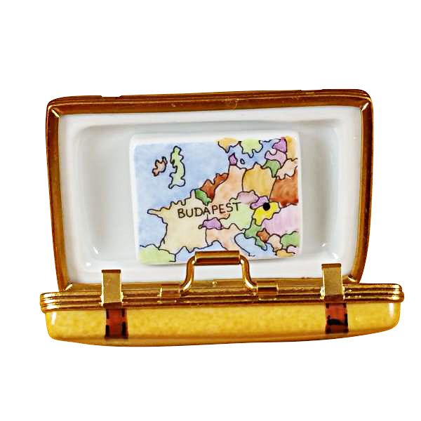 Load image into Gallery viewer, Rochard "Budapest Suitcase" Limoges Box