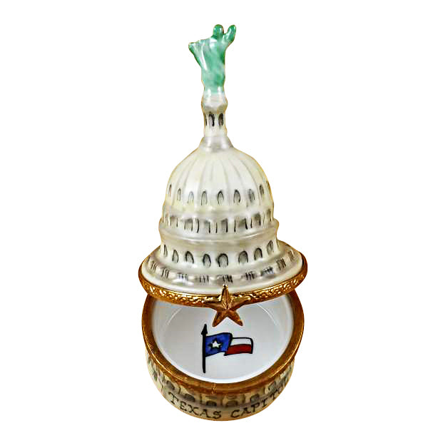 Load image into Gallery viewer, Rochard "Texas Capitol" Limoges Box
