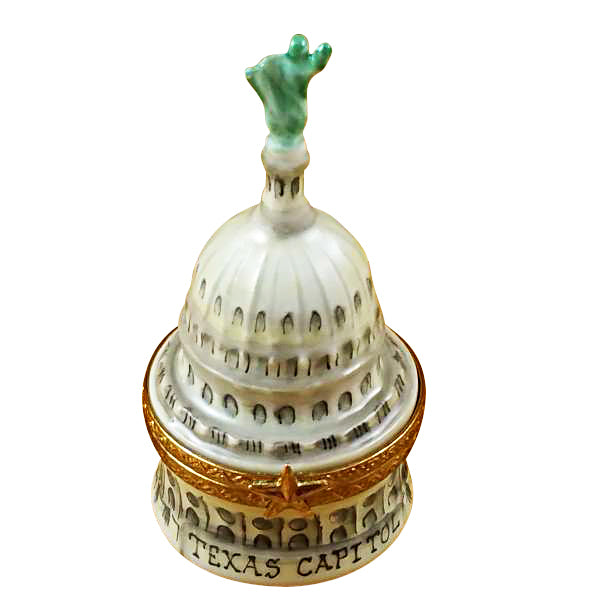 Load image into Gallery viewer, Rochard "Texas Capitol" Limoges Box