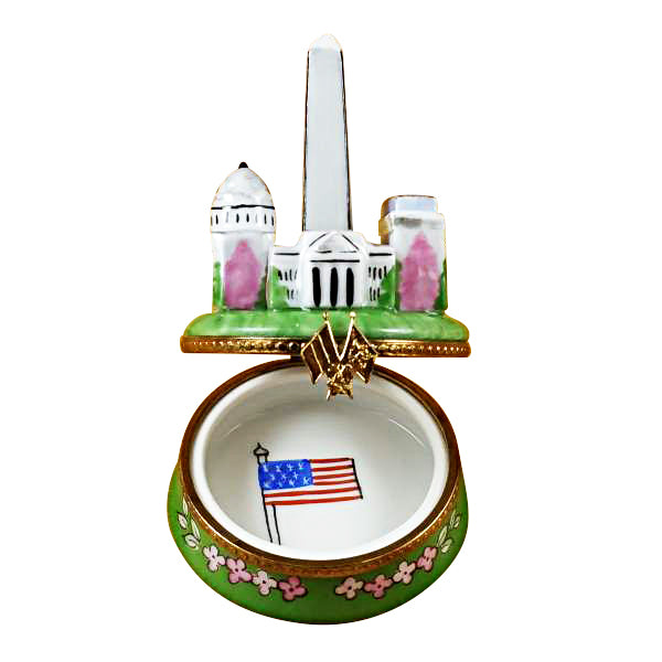 Load image into Gallery viewer, Rochard "Washington Monuments" Limoges Box