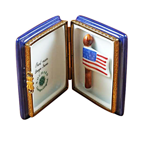 Load image into Gallery viewer, Rochard "American Passport" Limoges Box