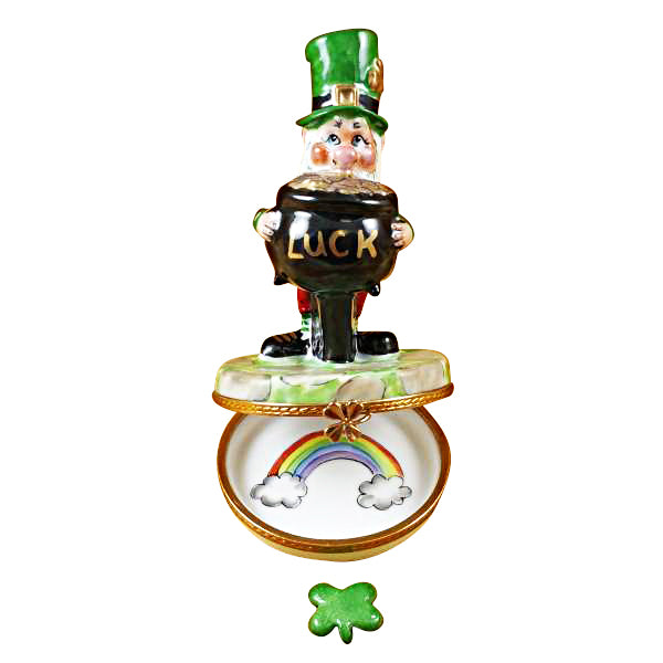Load image into Gallery viewer, Rochard "Leprechaun" Limoges Box