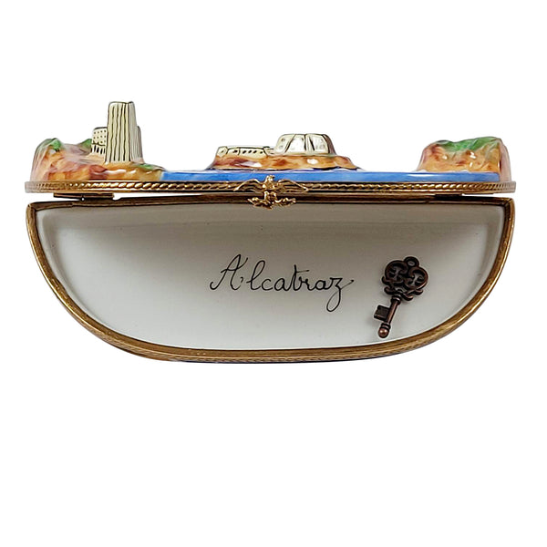 Load image into Gallery viewer, Rochard "Alcatraz with Brass Key" Limoges Box