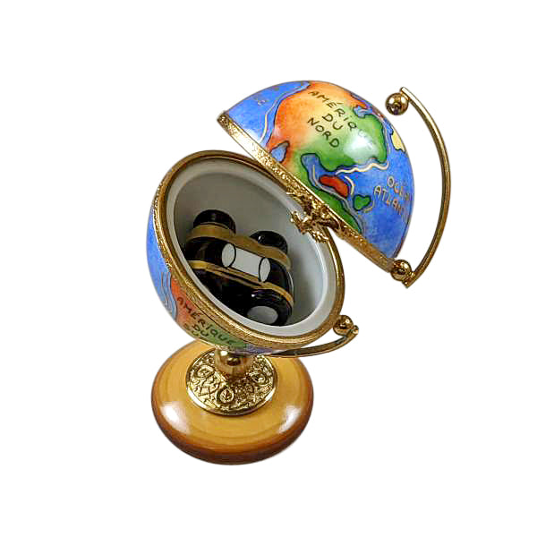 Load image into Gallery viewer, Rochard "Globe with Binoculars" Limoges Box