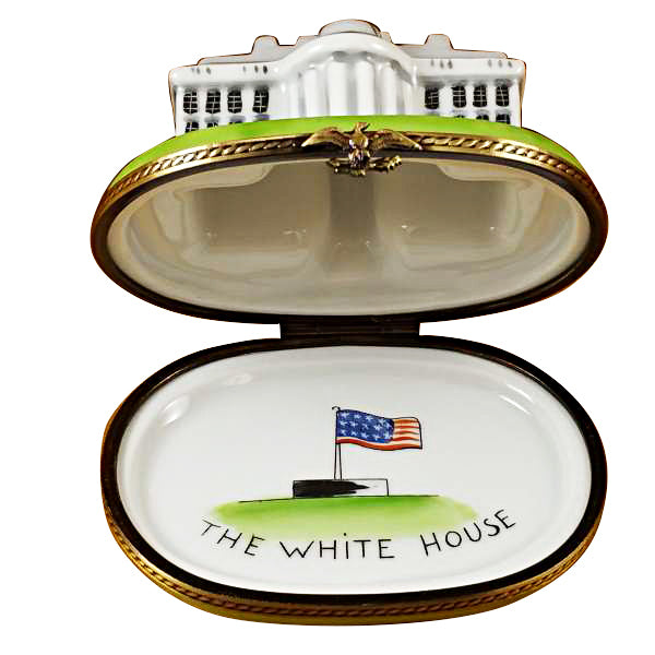 Load image into Gallery viewer, Rochard "White House" Limoges Box