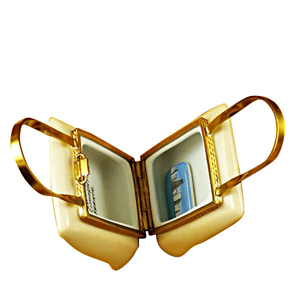 Load image into Gallery viewer, Rochard "Shopping Bag Chicago Lighthouse" Limoges Box