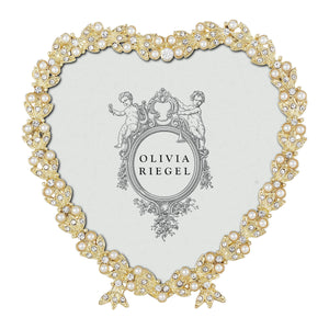 Olivia Riegel Gold Contessa Heart 3.5" Frame