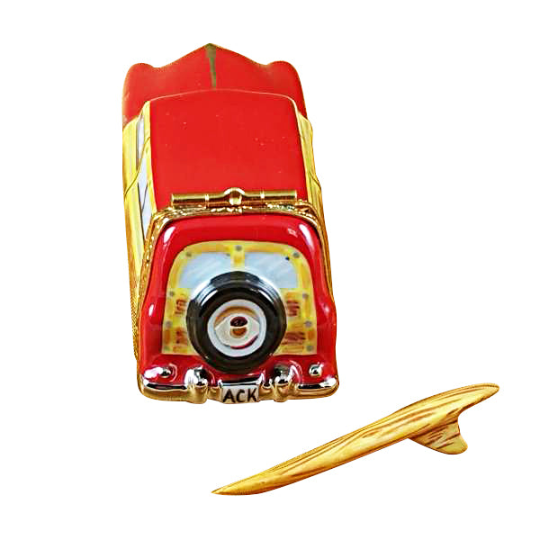 Load image into Gallery viewer, Rochard "Woodie with Surf Board" Limoges Box