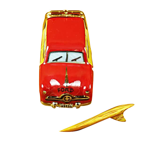 Load image into Gallery viewer, Rochard "Woodie with Surf Board" Limoges Box