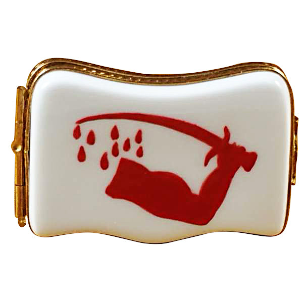 Load image into Gallery viewer, Rochard "Goliad, Texas Flag" Limoges Box