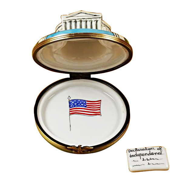 Load image into Gallery viewer, Rochard "Jefferson Memorial" Limoges Box