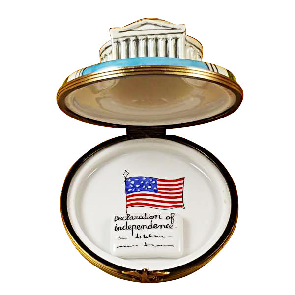 Load image into Gallery viewer, Rochard "Jefferson Memorial" Limoges Box