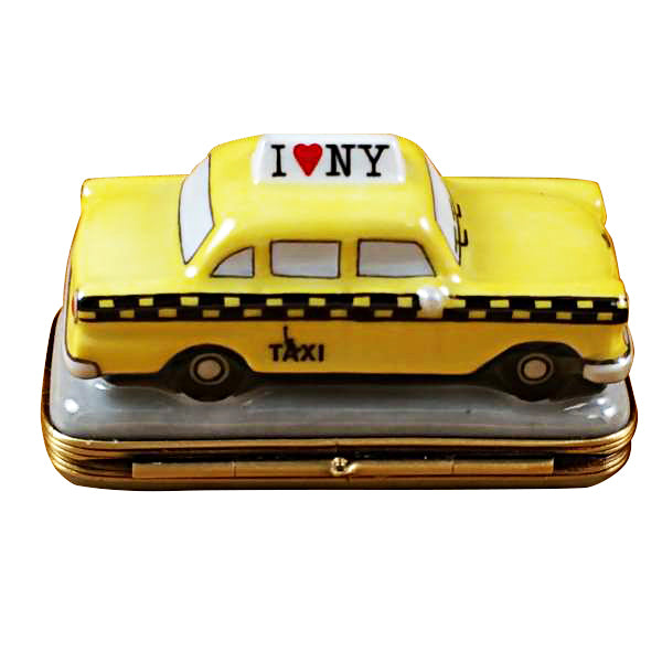 Load image into Gallery viewer, Rochard "Yellow Taxi - I Love New York" Limoges Box