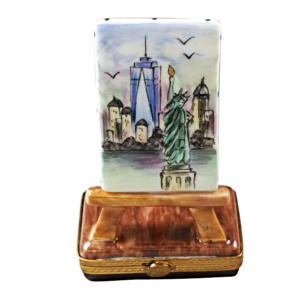 Load image into Gallery viewer, Rochard "Freedom Tower Easel" Limoges Box