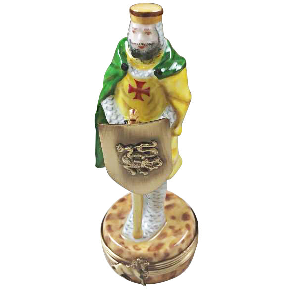 Load image into Gallery viewer, Rochard "King with Sword and Removable Shield" Limoges Box