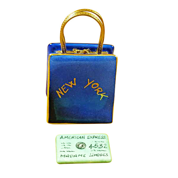 Load image into Gallery viewer, Rochard "5th Avenue Shopping Bag" Limoges Box