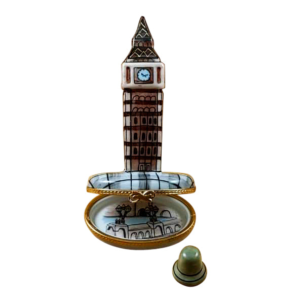 Load image into Gallery viewer, Rochard "London Big Ben with Removable Bell" Limoges Box