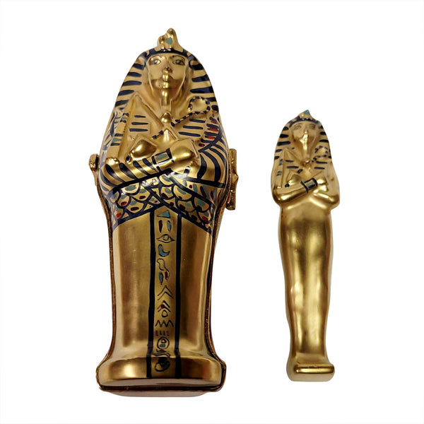 Load image into Gallery viewer, Rochard "Sarcophagus with Mummy" Limoges Box