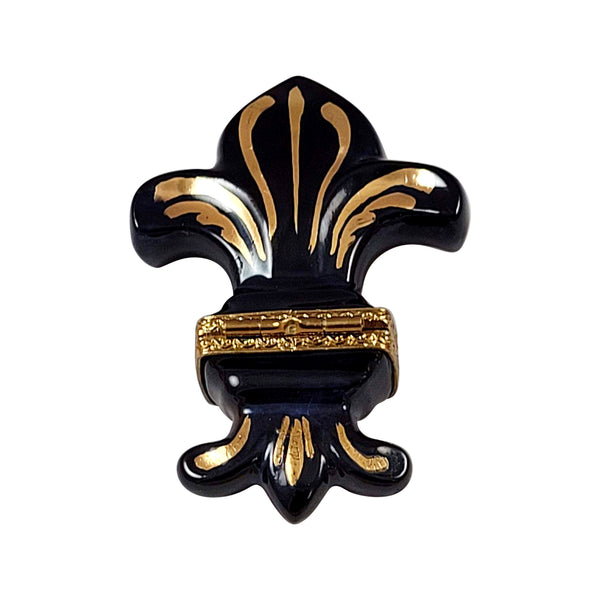 Load image into Gallery viewer, Rochard "Blue Fleur De Lys" Limoges Box