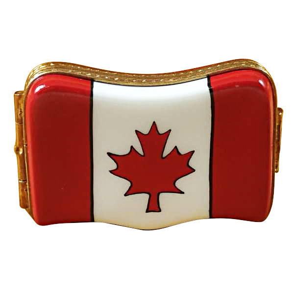 Load image into Gallery viewer, Rochard "Canadian Flag" Limoges Box