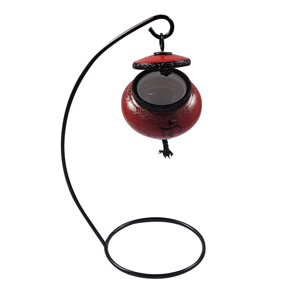 Load image into Gallery viewer, Rochard "Chinese Lantern on Brass Stand" Limoges Box