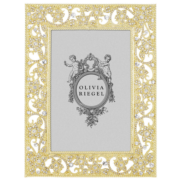 Load image into Gallery viewer, Olivia Riegel Gold Flora 4" x 6" Frame