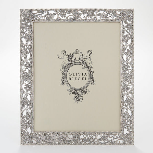 Load image into Gallery viewer, Olivia Riegel Silver Flora 8" x 10" Frame
