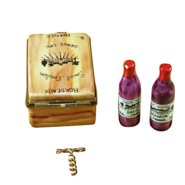Load image into Gallery viewer, Rochard "Wine Crate Taster Set" Limoges Box