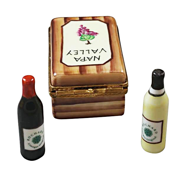 Load image into Gallery viewer, Rochard "Napa Valley Wine Crate" Limoges Box