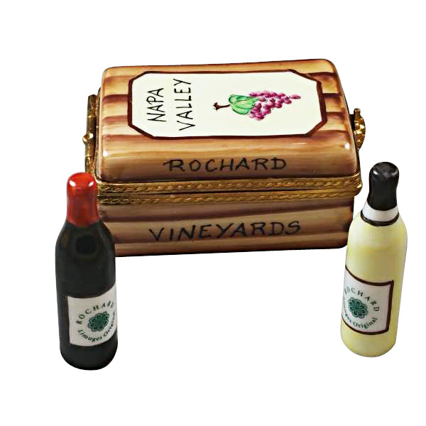 Load image into Gallery viewer, Rochard "Napa Valley Wine Crate" Limoges Box