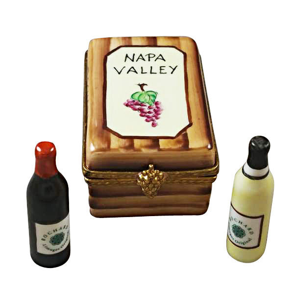 Load image into Gallery viewer, Rochard "Napa Valley Wine Crate" Limoges Box