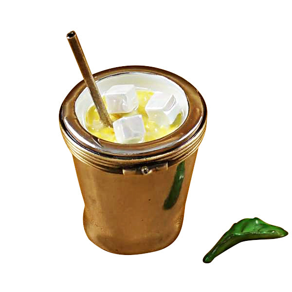 Load image into Gallery viewer, Rochard "Mint Julep Glass" Limoges Box