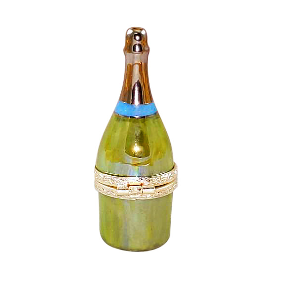 Load image into Gallery viewer, Rochard "Limoges Prosecco Bottle with Flute" Limoges Box