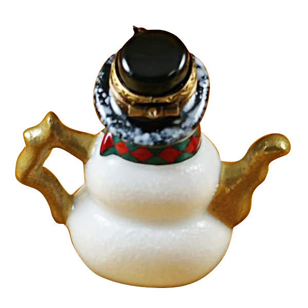 Load image into Gallery viewer, Rochard "Snowman Teapot" Limoges Box