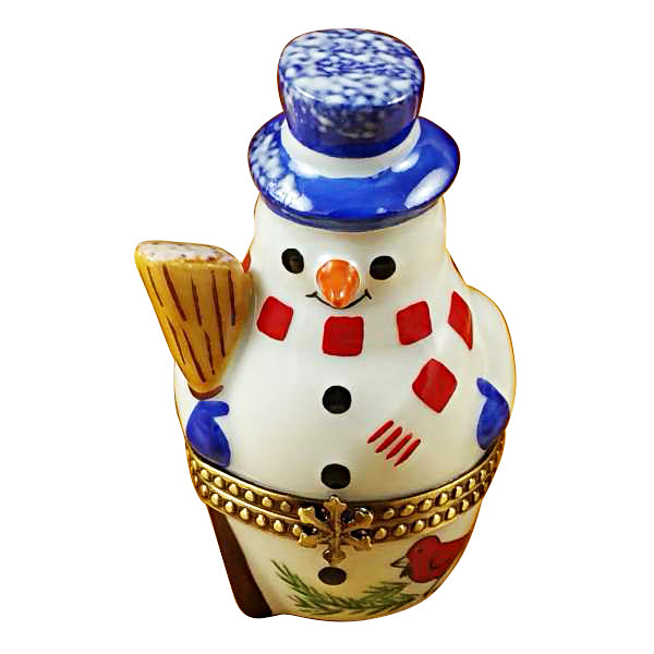 Load image into Gallery viewer, Rochard "Nesting Snowman Set" Limoges Box