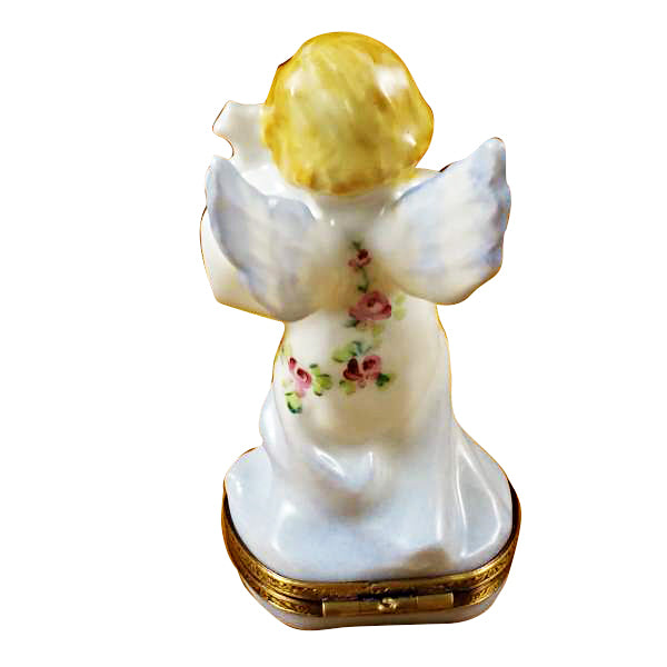 Load image into Gallery viewer, Rochard "Angel with Lyre" Limoges Box