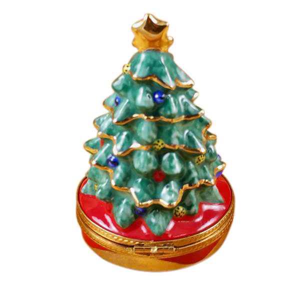 Load image into Gallery viewer, Rochard "Christmas Tree with Gifts" Limoges Box