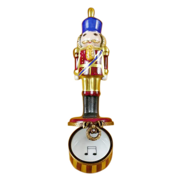 Load image into Gallery viewer, Rochard "Burgundy Nutcracker" Limoges Box