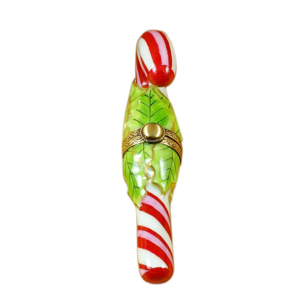 Load image into Gallery viewer, Rochard "Candy Cane" Limoges Box