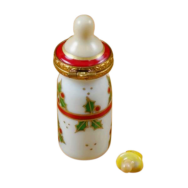Load image into Gallery viewer, Rochard "Baby Bottle - My First Christmas" Limoges Box
