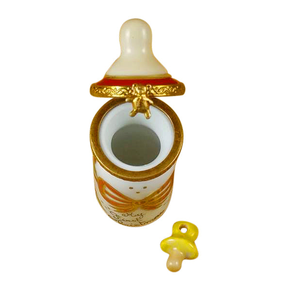 Load image into Gallery viewer, Rochard "Baby Bottle - My First Christmas" Limoges Box