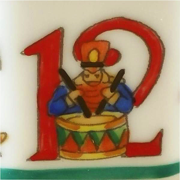 Load image into Gallery viewer, Rochard "Twelve Days of Christmas with Removable Porcelain Wreath" Limoges Box