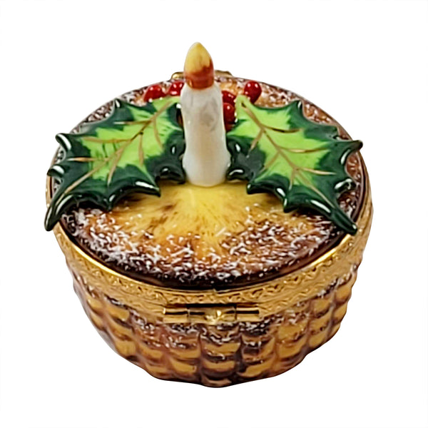 Load image into Gallery viewer, Rochard "Christmas Candle with Holly" Limoges Box