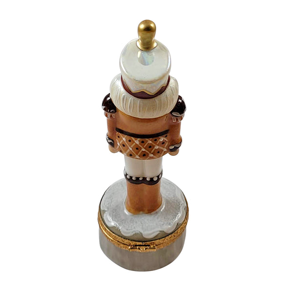 Load image into Gallery viewer, Rochard "Gingerbread Nutcracker" Limoges Box